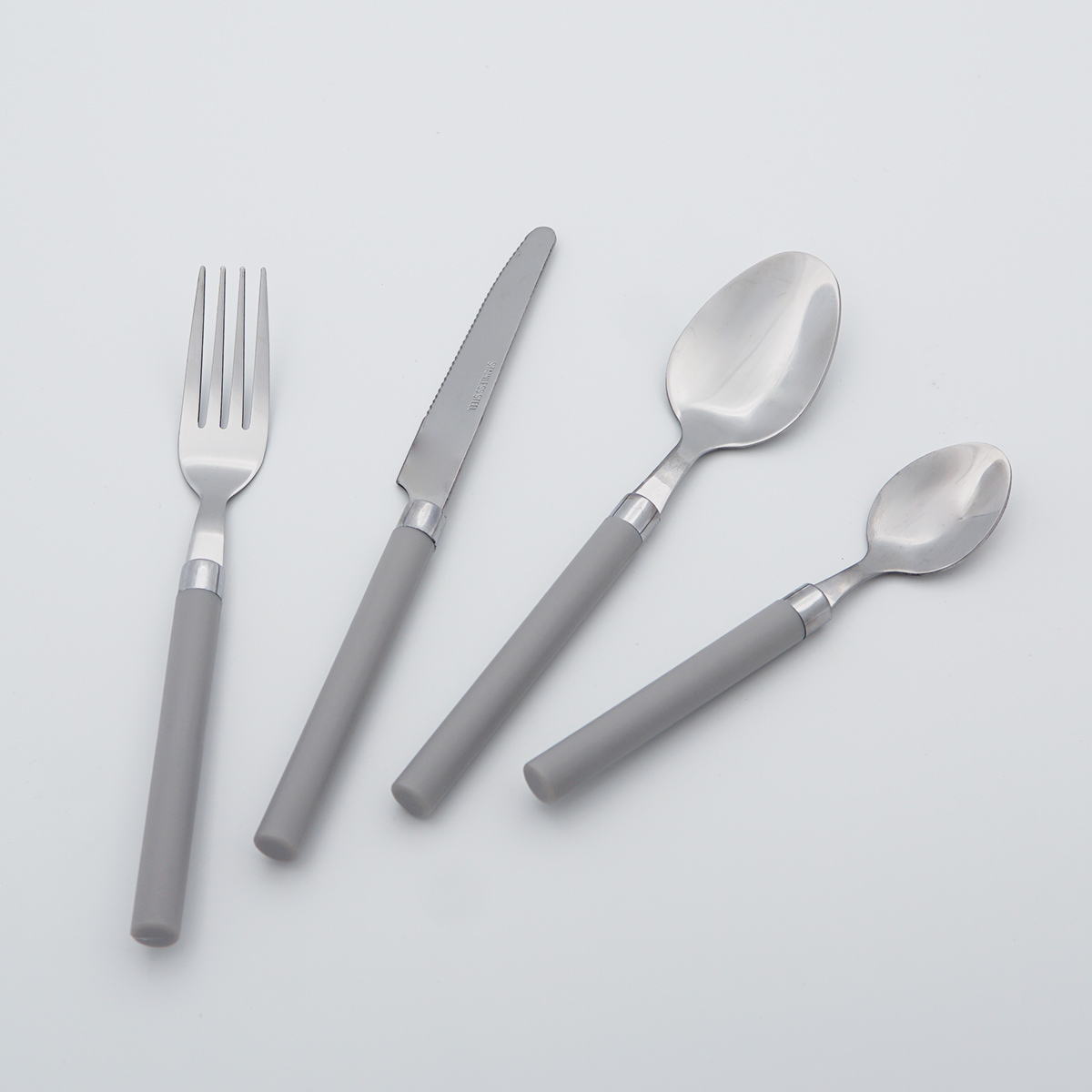 Plastic Handle Mirror Polish Food Grade Stainless Steel Cutlery Flatware Wholesale Silverware Set