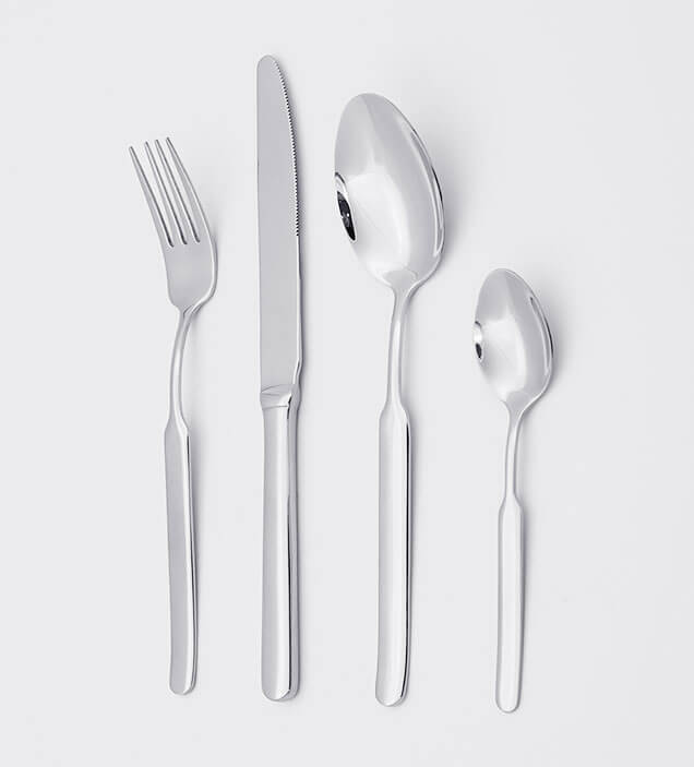 QZQ Wholesale Premium 18/10 Stainless Steel Cutlery Flatware Set Silverware for Restaurant Hotel