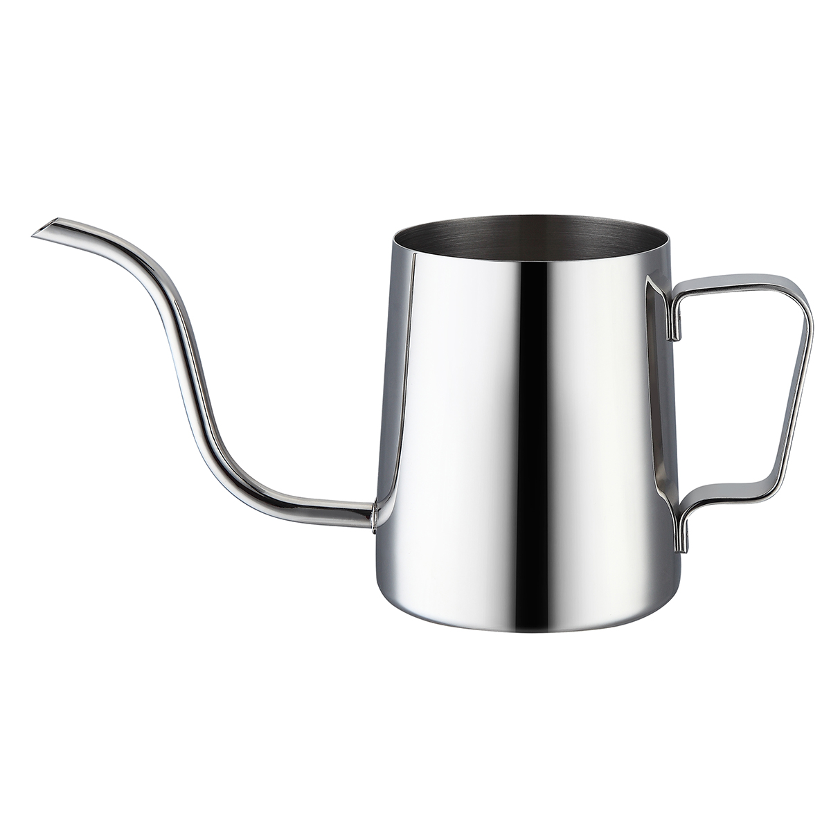 Long Spout 304 Stainless Steel Pour Over Drip Milk Kettle