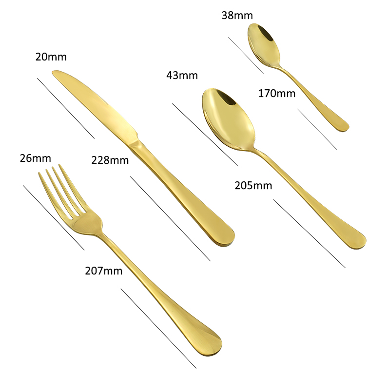 Wholesale Amazon Hot Mirror Polish Silverware Flatware Restaurant Stainless Steel Cutlery Set