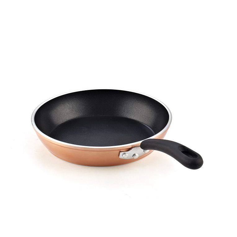 Copper Nonstick Cookware Set Dishwasher and Oven safe Pots and Pans 12Piece Various Sizes of Fry Pan and Sauce Pan